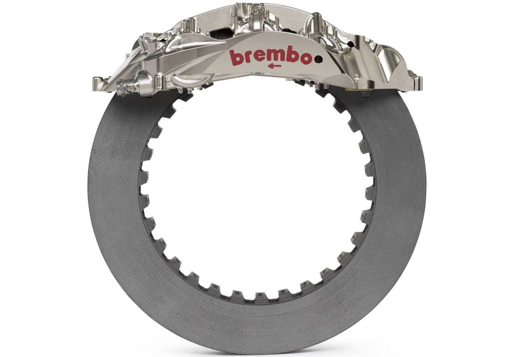 Disco e pinza freno F1 Brembo posteriore
