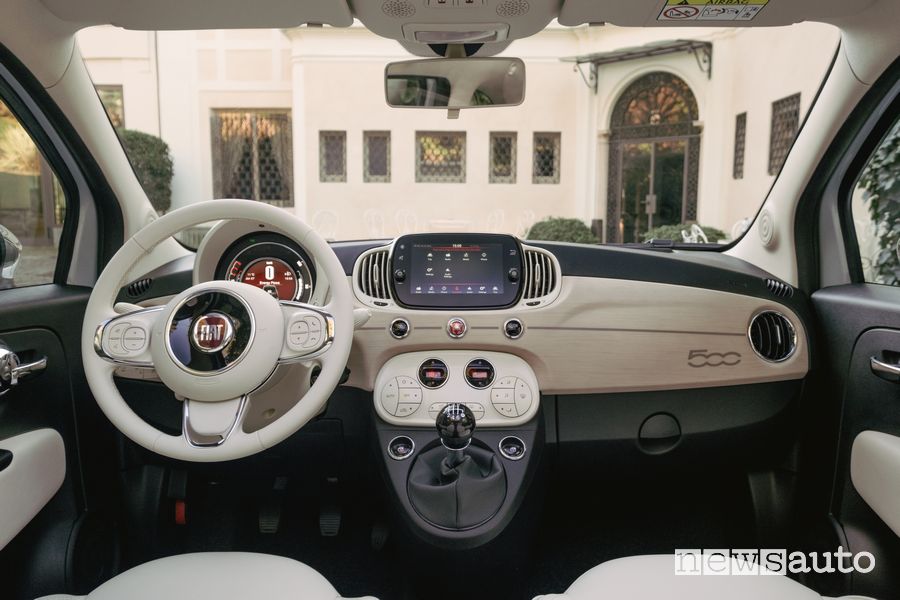 Fiat 500 Collezione 1957 plancia abitacolo
