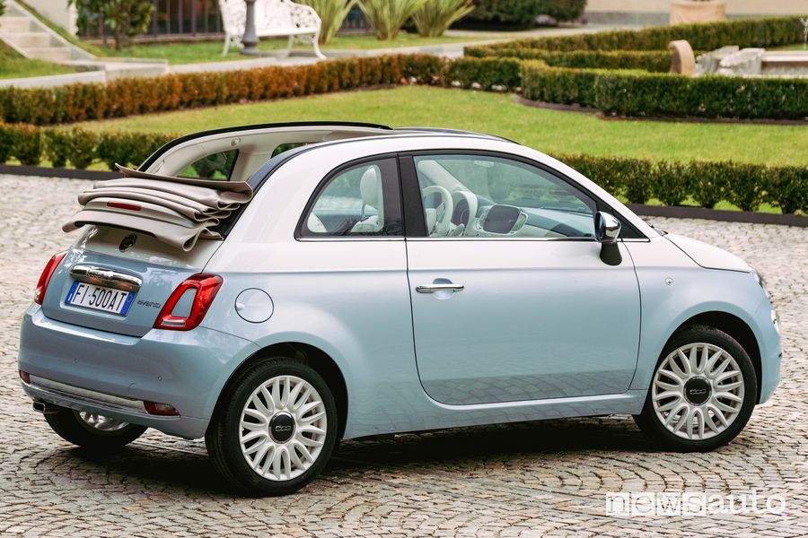 Fiat 500 Collezione 1957 posteriore 3/4