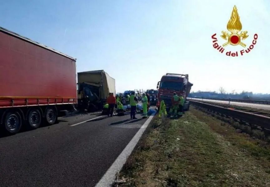 Maxi tamponamento sull'Autostrada del Brennero A22