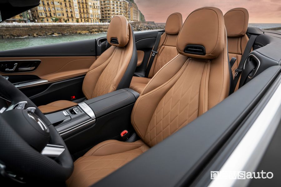 Mercedes CLE Cabriolet sedili anteriori abitacolo