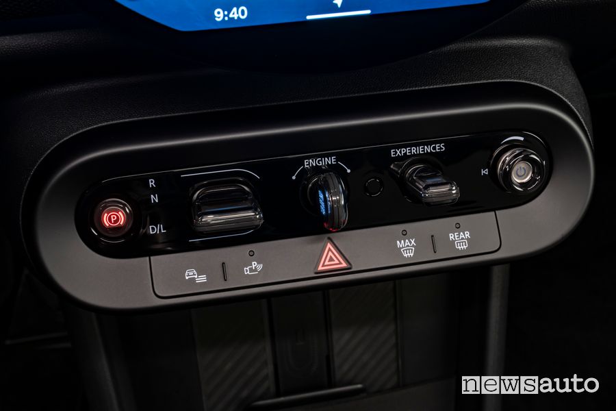 Nuova Mini Cooper S comandi clima