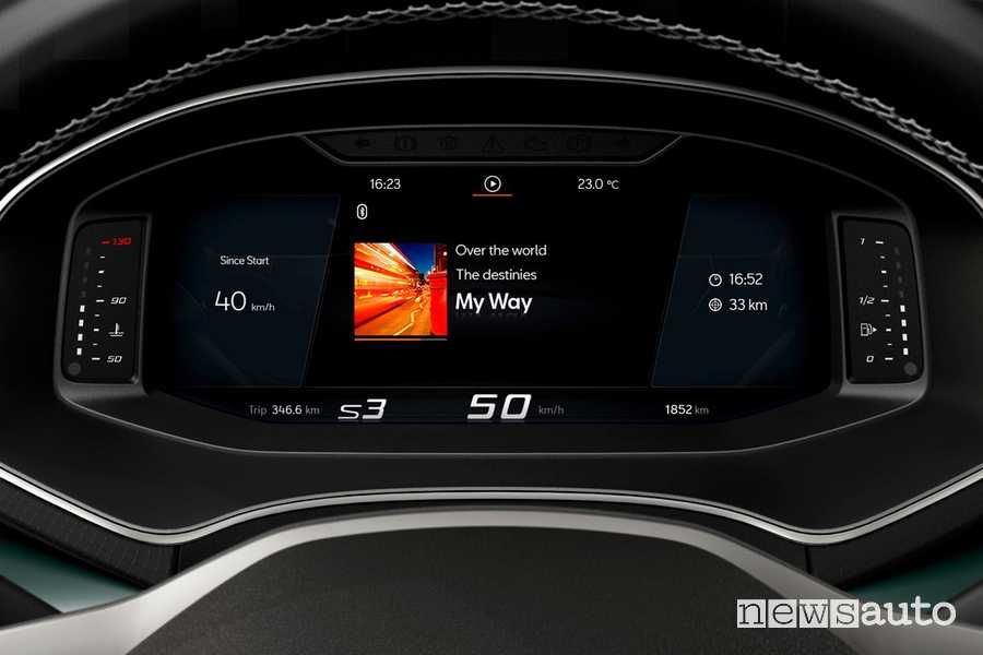 Seat Arona Black Edition display quadro strumenti