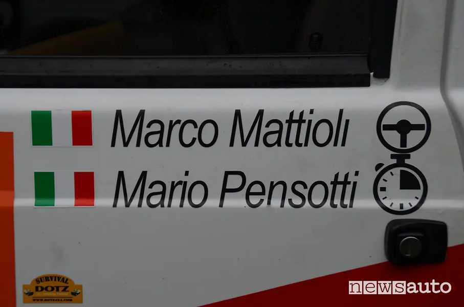#MafraPanda equipaggio Marco Mattioli e Mario Pensotti