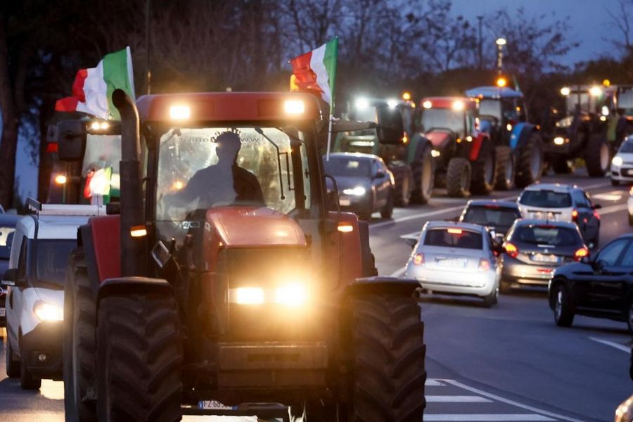 Protesta agricoltura dei trattori