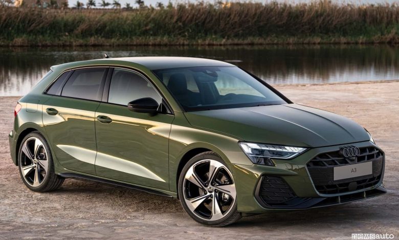 Audi A3 Sportback anteriore 3/4