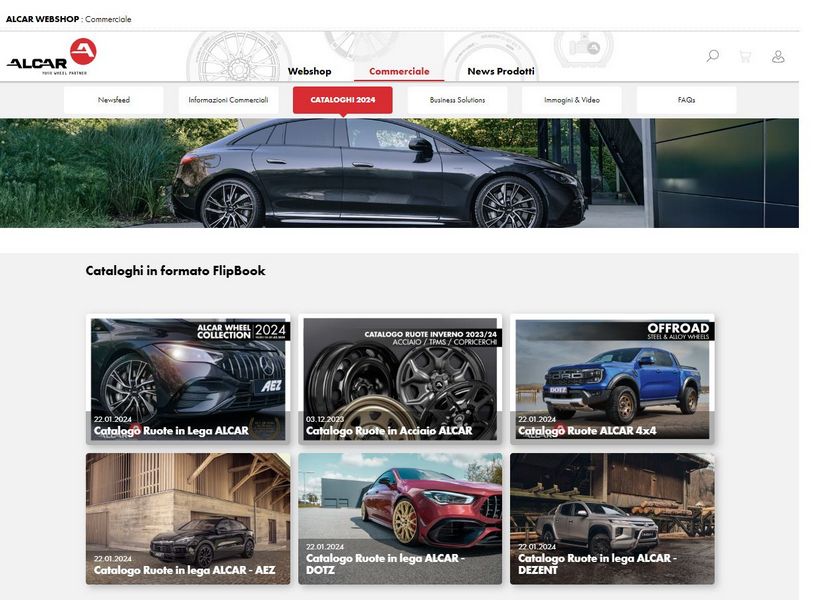 Cataloghi prodotti Alcar 2024