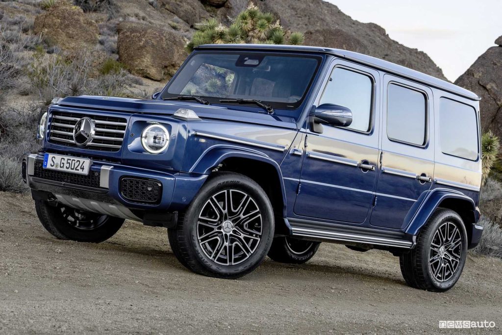 Nuova Mercedes Classe G anteriore 3/4