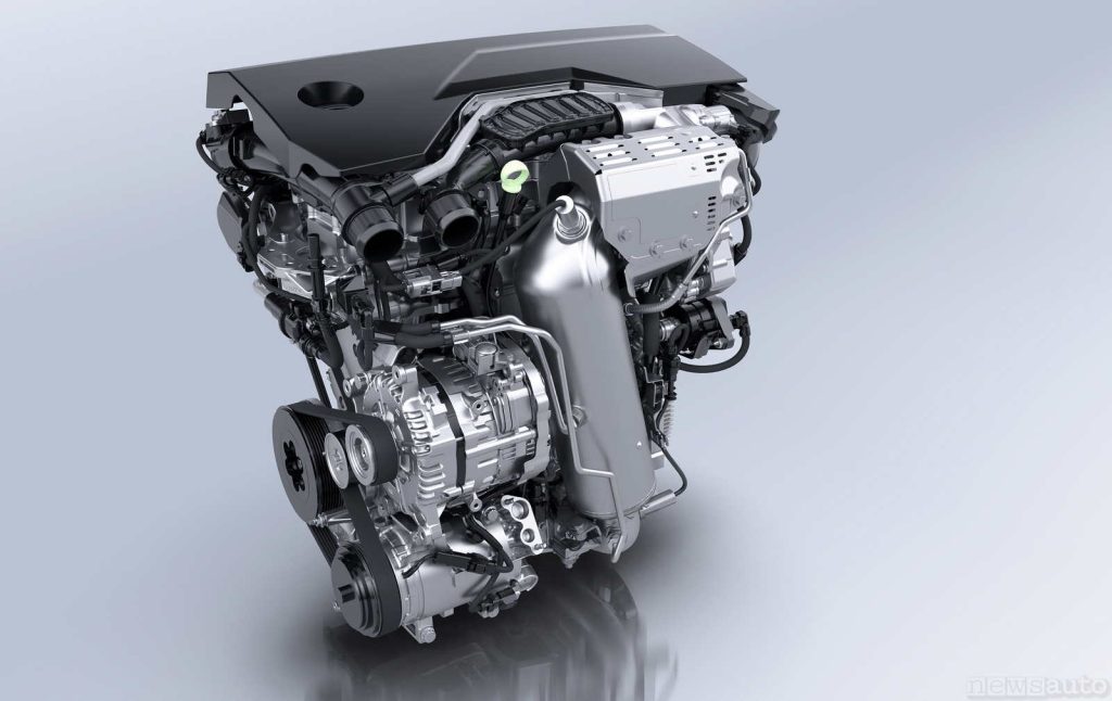 Il BS montato sul motore Puretech 1.200 Turbo da 2 kW