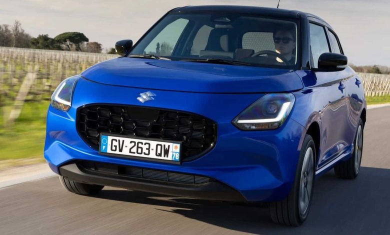 Nuova Suzuki Swift 2024 su strada