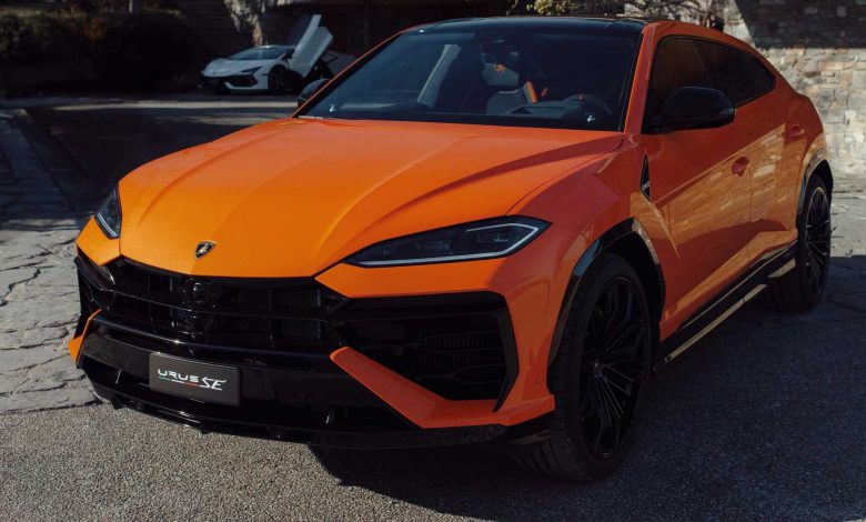 Lamborghini Urus plug-in SE anteriore 3/4