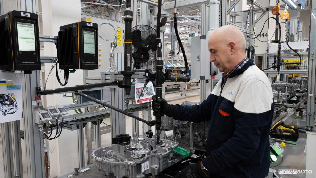 Linea di produzione cambi eDCT a Mirafiori