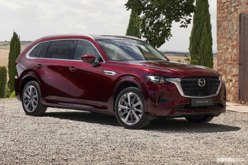 Mazda CX-80 anteriore 3/4