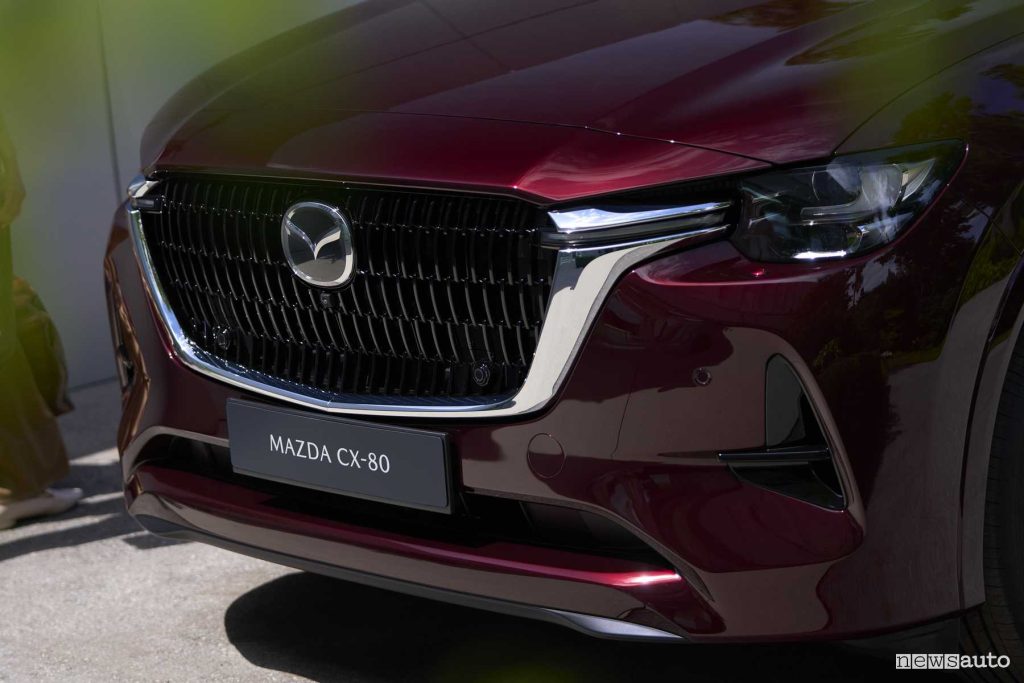 Mazda CX-80 paraurti griglia anteriore