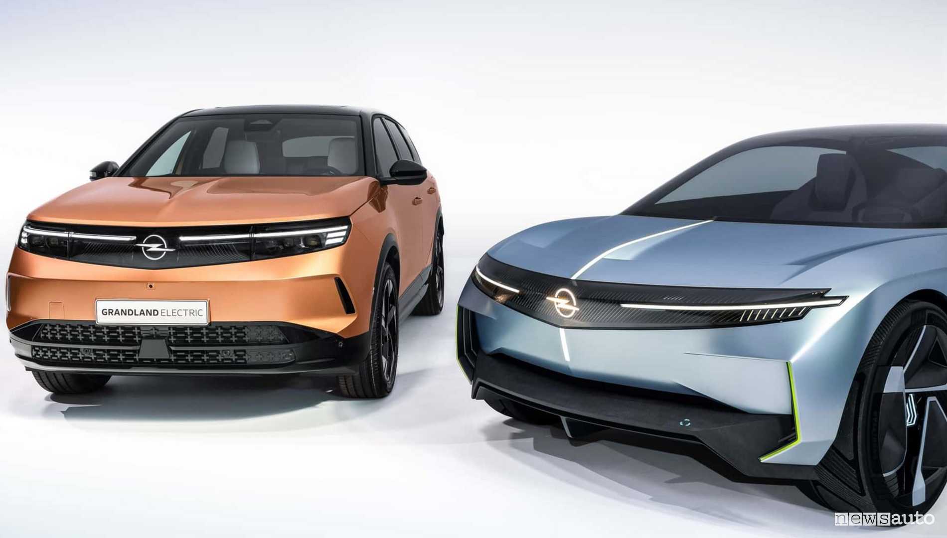 Nuova Opel Grandland con il concept car Experimental