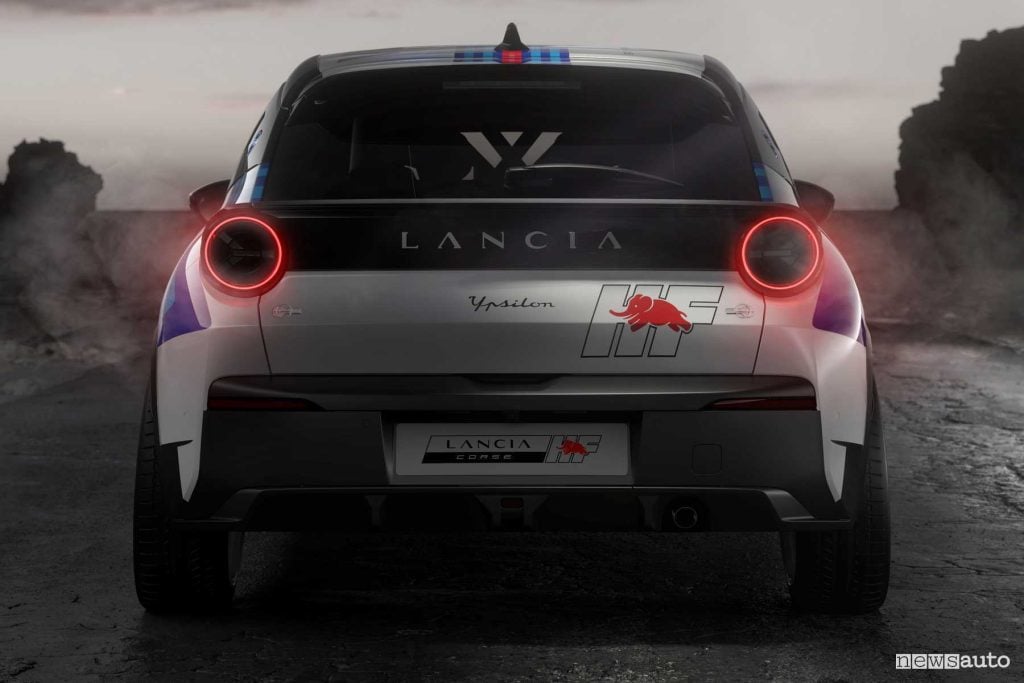 Lancia Ypsilon Rally 4 HF posteriore