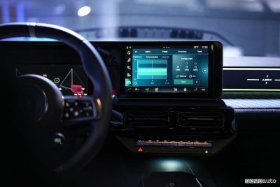 Alpine A290 elettrica GTS display infotainment