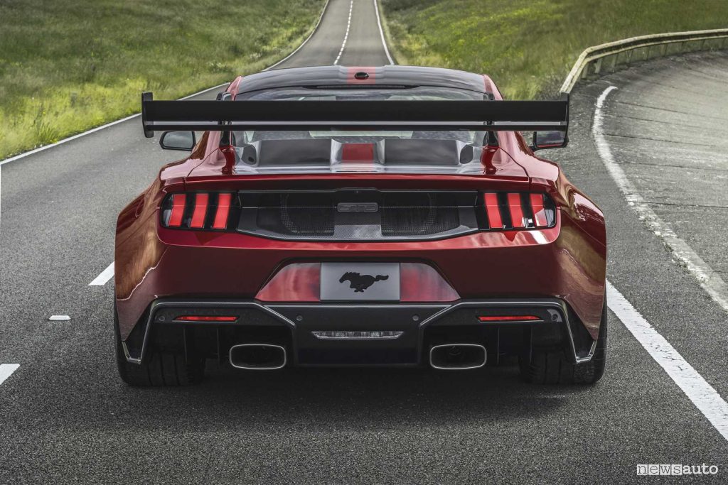Nuova Ford Mustang GTD posteriore
