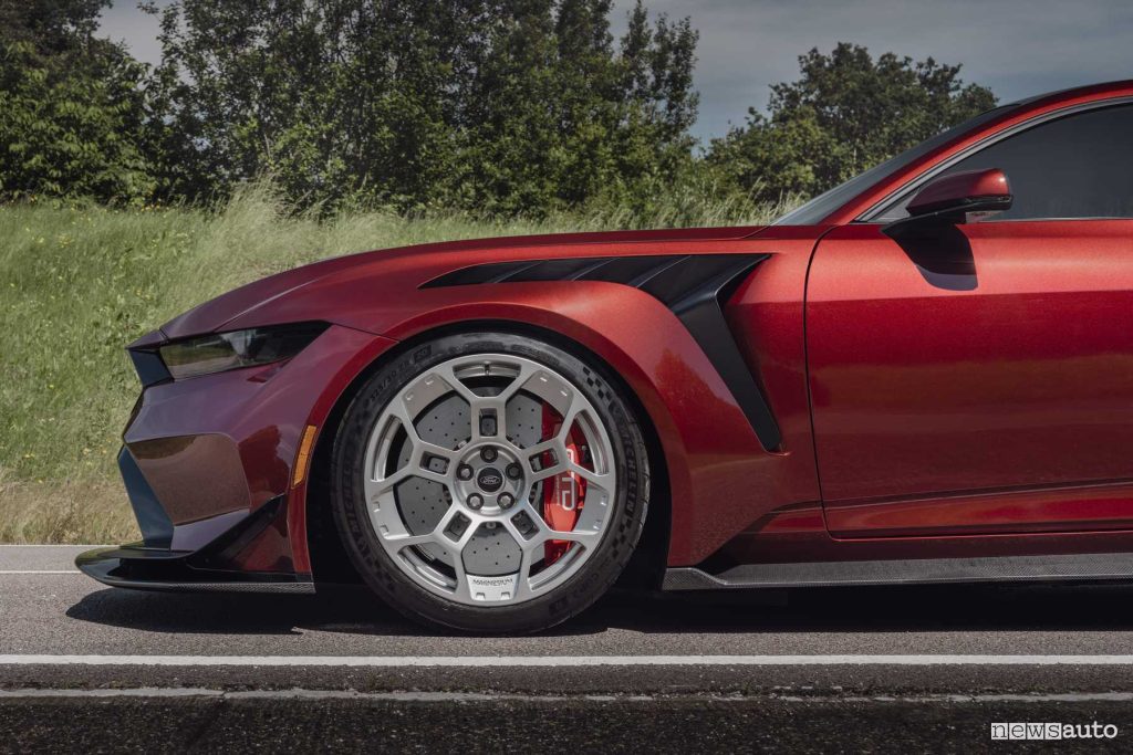 Nuova Ford Mustang GTD cerchi da 20" in magnesio