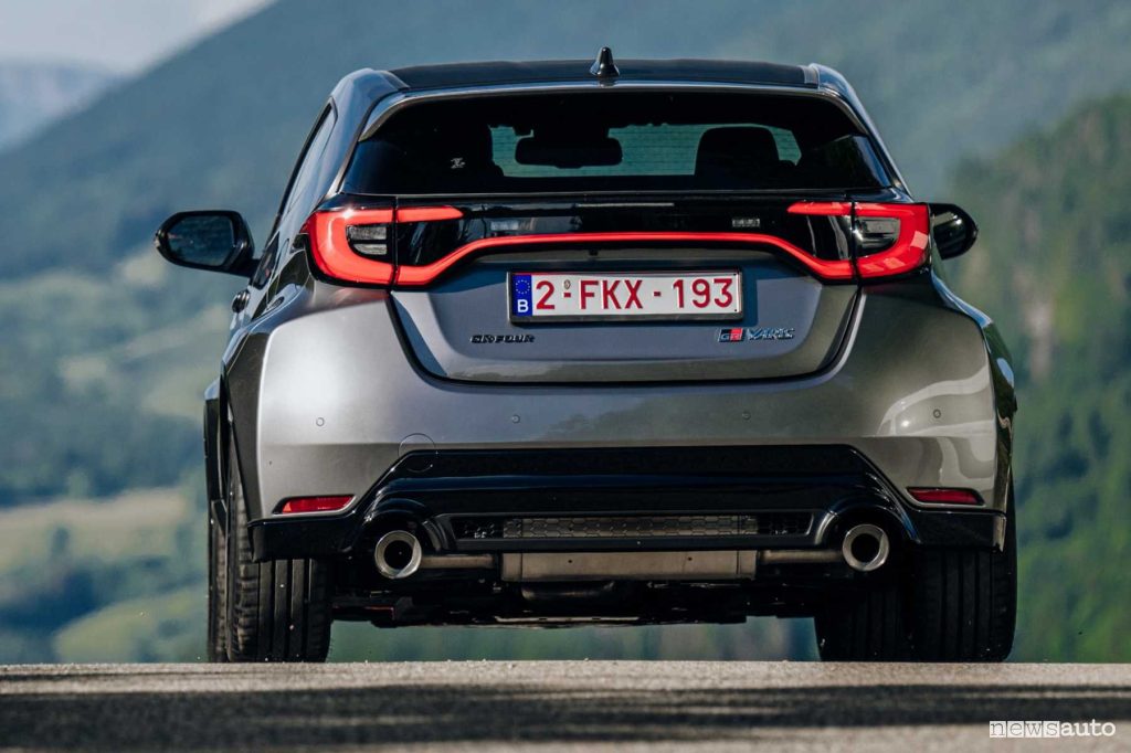 Nuova Toyota GR Yaris su strada