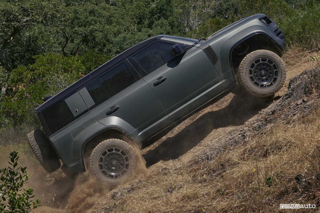 Land Rover Defender OCTA Edition One sullo sterrato