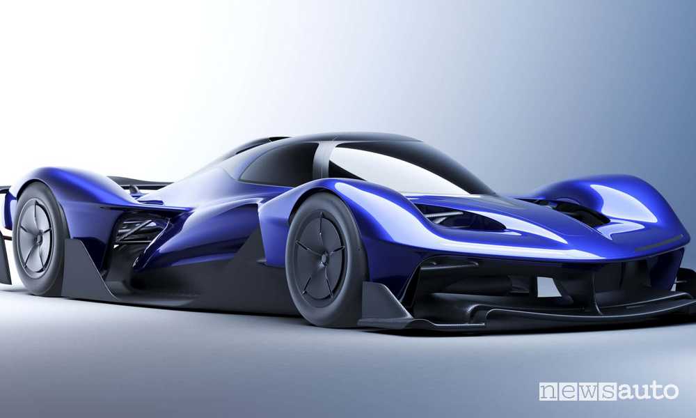 Hypercar Red Bull RB17 anteriore 3/4