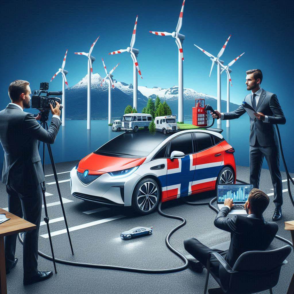L'auto elettrica in Norvegia ha riscosso un grande successo nelle vendite.