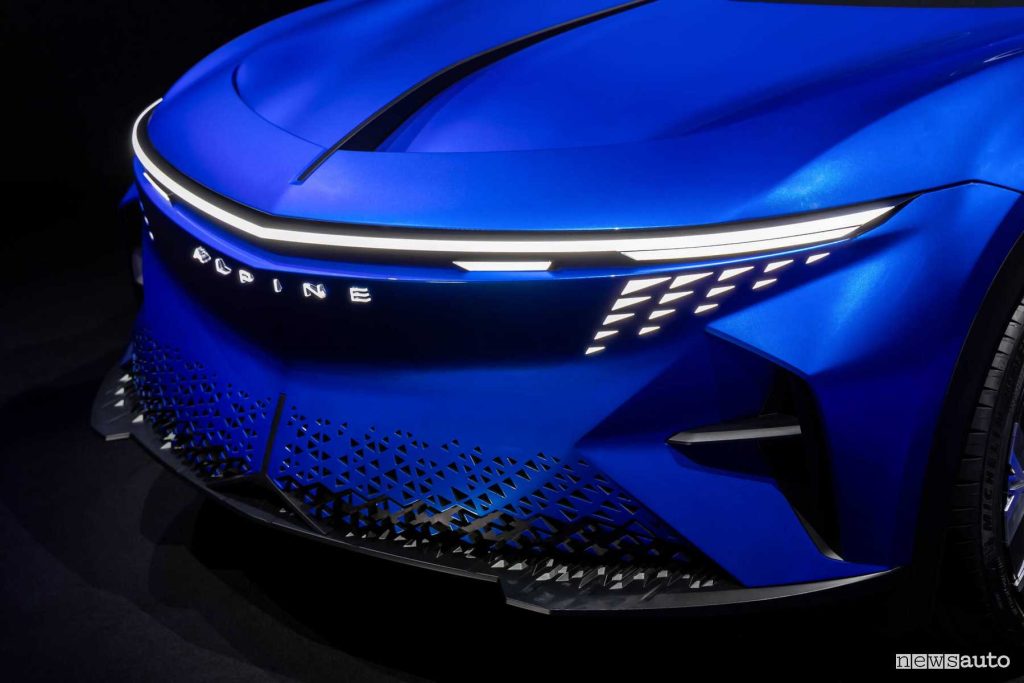 Alpine A390_β firma luminosa anteriore