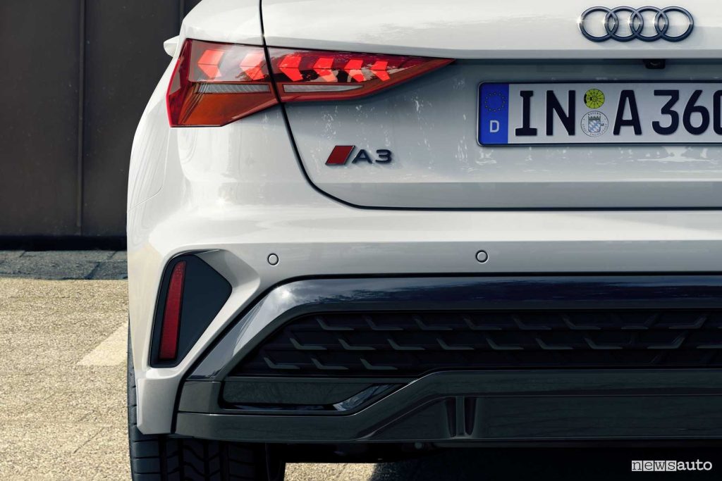 Audi A3 Sportback TFSI e faro posteriore
