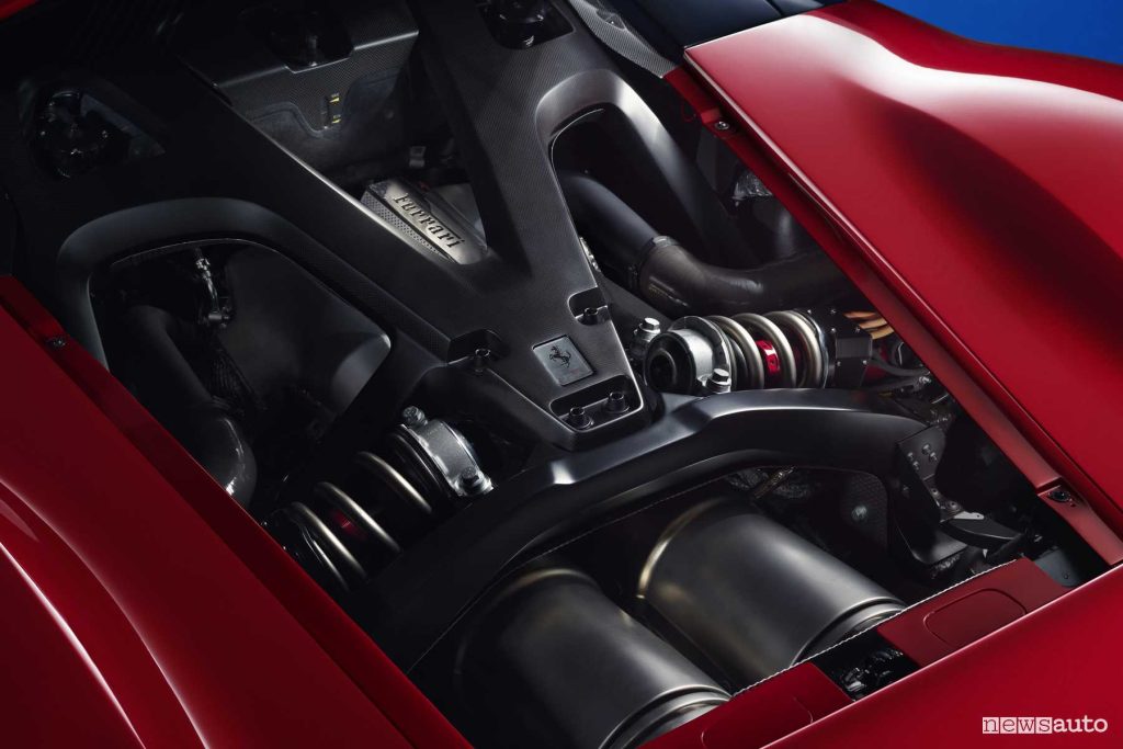 Ferrari F80 motore V6 turbo ibrido