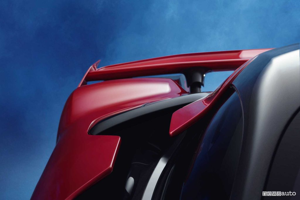 Ferrari F80 spoiler posteriore
