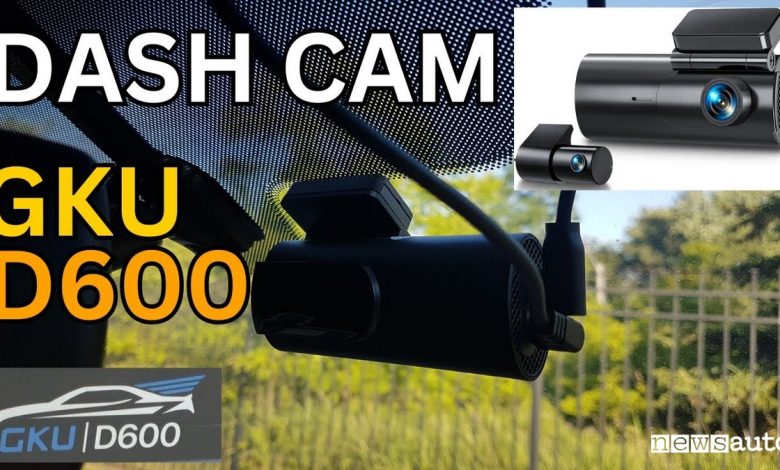 OFFERTE SPECIALI DASH CAM AUTO AMAZON GKU D600