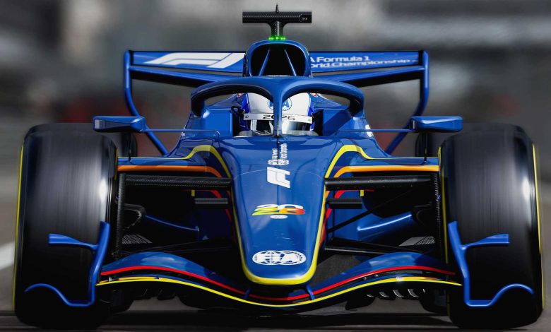 Render monoposto F1 2026 frontale