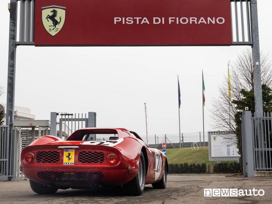 Ferrari 250 LM ingresso alla Pista di Fiorano