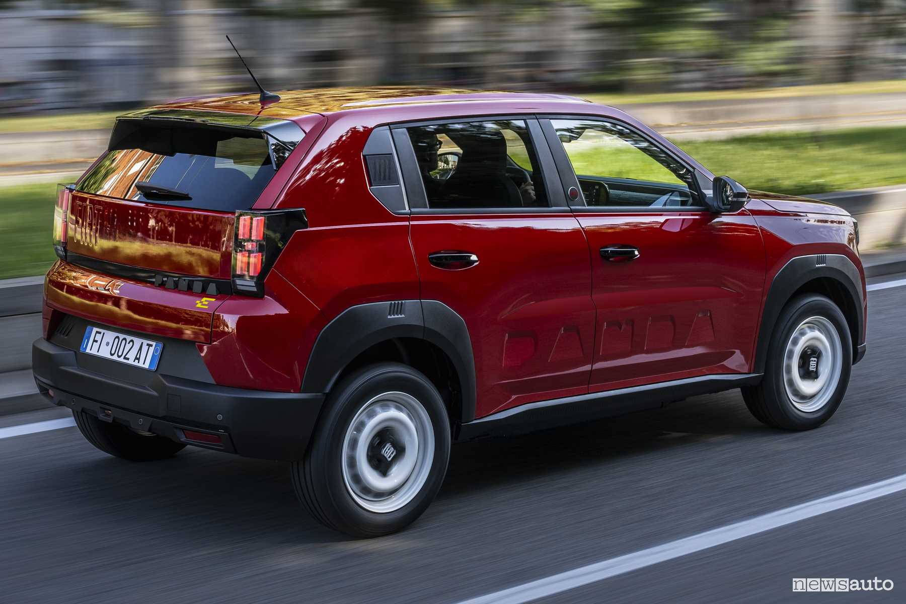 Fiat Grande Panda RED su strada