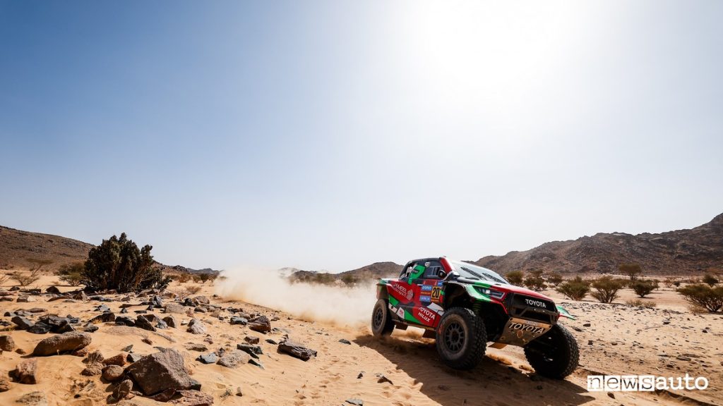 Dakar 2025 tappa 2il dominatore dello stage 2A equipaggio Al Rajhi-Gottschalk