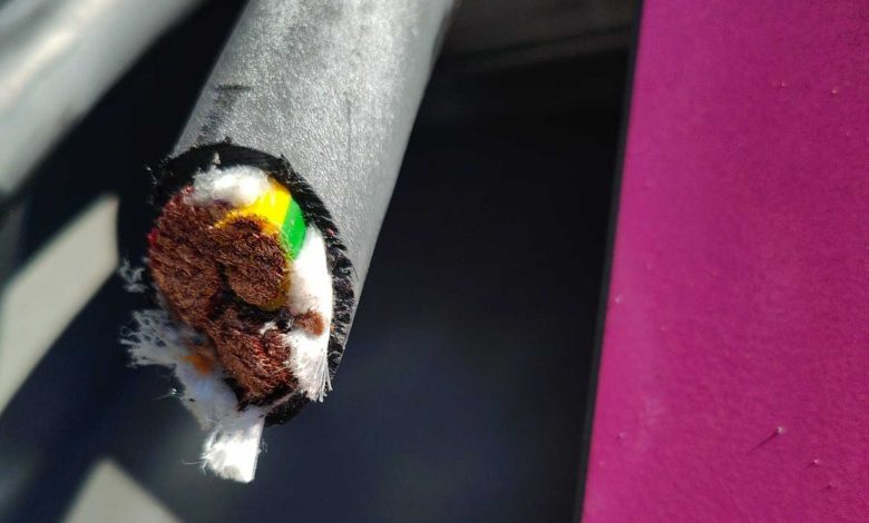 Furti di rame dei connettori DC a Roma