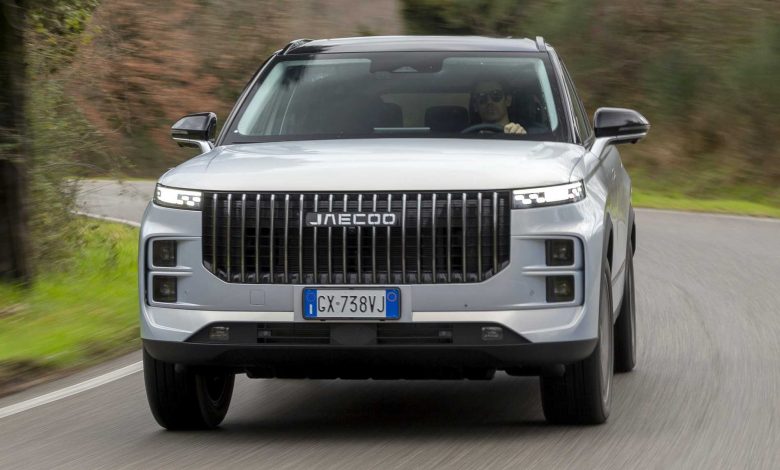 Jaecoo 7 Super Hybrid su strada