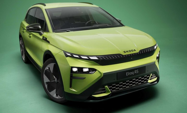Skoda Elroq RS anteriore 3/4
