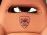 Abarth 695 Club Italia logo sui sedili anteriori