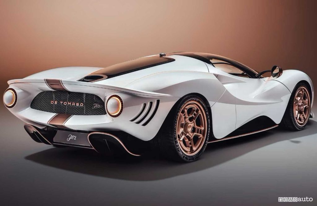 De Tomaso P72 posteriore 3/4