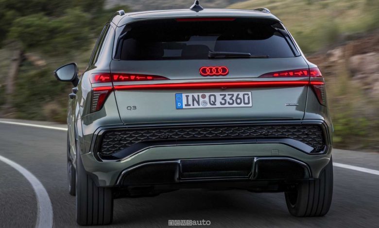 Nuova Audi Q3 su strada
