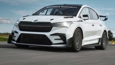 Skoda Enyaq RS Race in pista