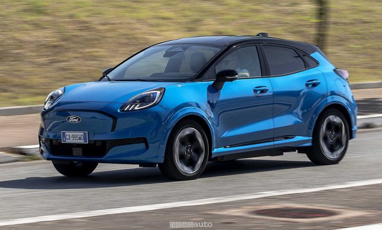 Ford Puma Gen-E test su strada
