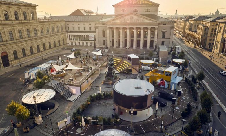 L’IAA Open Space, nel centro di Monaco, è gratuito e accessibile a tutti