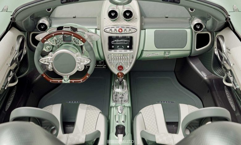 Pagani Huayra Codalunga Speedster plancia abitacolo