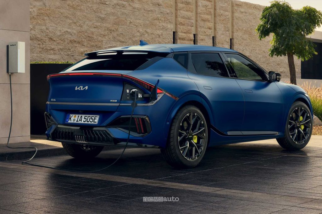 Nuova Kia EV6 GT in ricarica