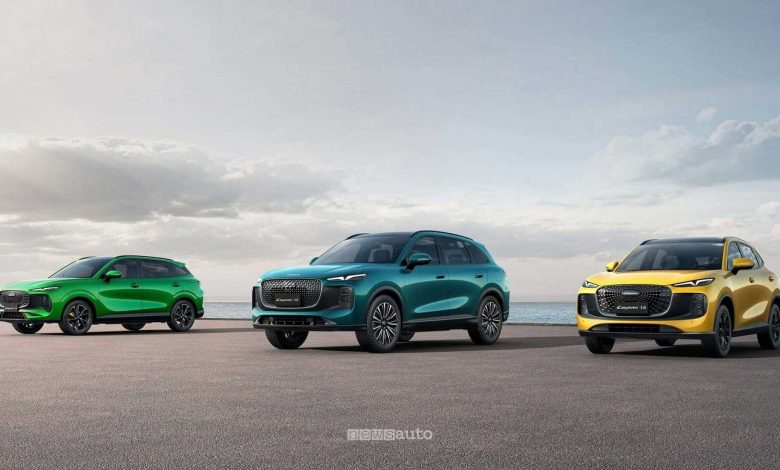 3 nuovi SUV a marchio Lepas del Gruppo Chery