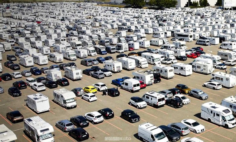 Parcheggio della Fiera di Parma con accesso anche per camper