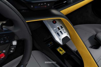 Ferrari 849 Testarossa Spider comandi del cambio automatico